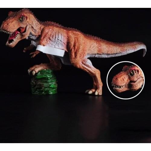 Jurassic dinosaur Large Tyrannosaurus Rex entity Model Toys simulation Emperor Dragon Dinosaur Mouth can be moved Model Animals