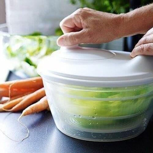 Vegetables Dryer Salad Spinner Fruits Basket Fruit Wash Clean Basket Storage Washer Drying Machine Useful kitchen tools