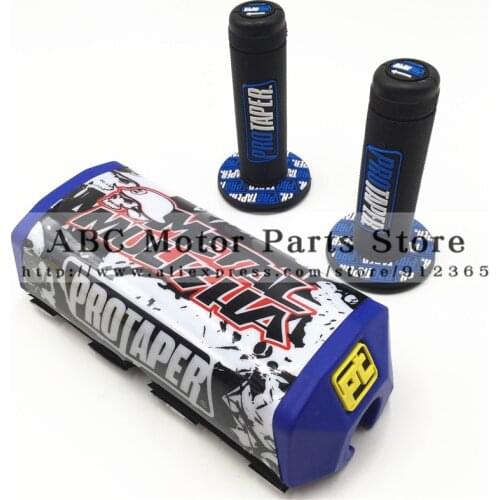 Motocross Handlebar Pads Metal Mulisha PROTECTOR Breast Pad & Motorcycle PROTAPER handle bar grips For KTM KLX CRF Kayo