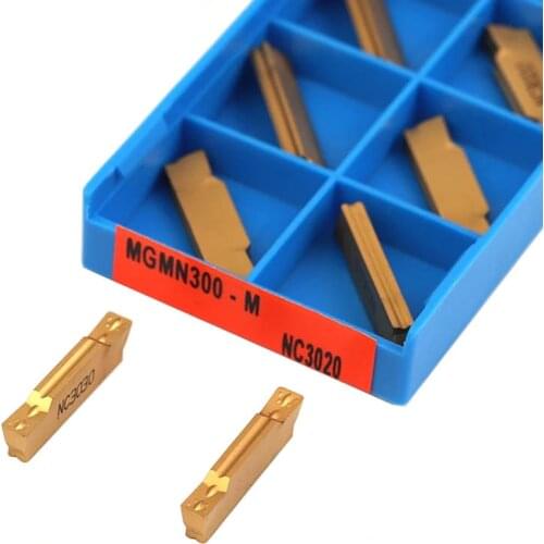 MGMN150 MGMN200-G MGMN250 MGMN300 MGMN400-M NC3020 High quality Carbide grooving inserts CNC metal lathe tool Steel turning tool