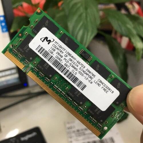 Micron chipset Laptop Notebook 1GB 2GB 1G 2G PC2 ddr2 5300S 6400S 667 800 667MHZ 800MHZ ECC Laptop Notebook memory RAM