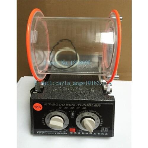 Diy mini Rotary Tumbler with Capacity 5kg drum rock jewelry polishing machine jewelry polisher gold silver cleaning machine