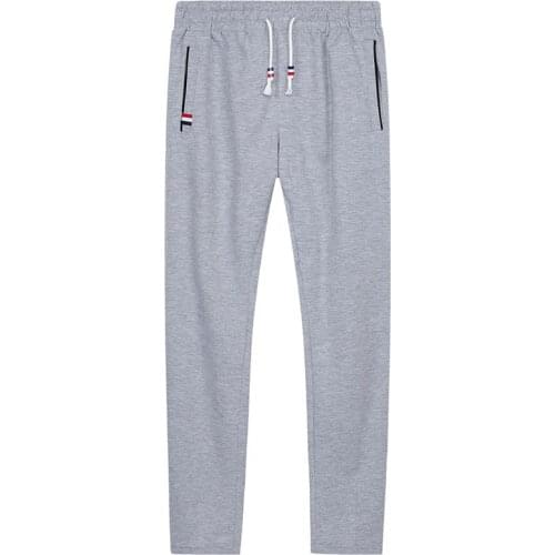 M-6XL Mens Outdoor Sports Running Pants Joggers Loose Straight Cylinder Active Pants Gym Workout Jogging Trousers Sweatpants