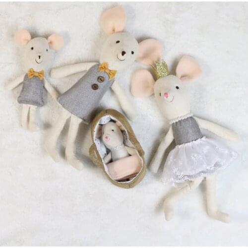 Stuffed Animals Birthday Gift For 6 Year Girl Little Mouse Plush dolls Stuffed Animal Cartoon Kids Toys for Girls Baby Birthday