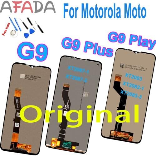 New Original Tested 6.5" For Motorola Moto G9 Play Lcd Screen Display Touch Digitizer Assembly For Moto G9 Plus LCD Display