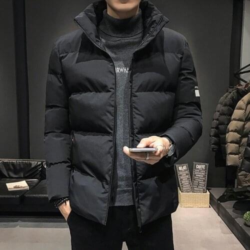 2021 Winter New Warm Jacket Mens Fashion Trend Parka Coat Mens High-quality Thick Zipper Padded Jacket Mens Outdoor Jacket