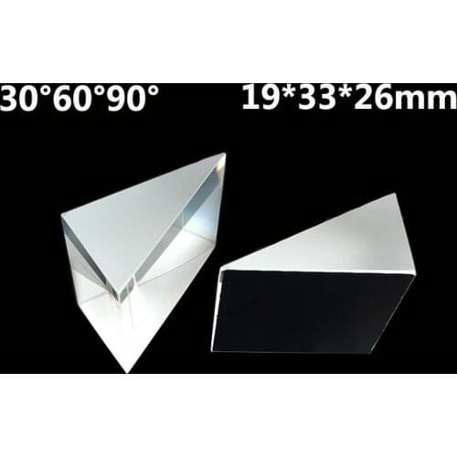 Optical Prism 97.5 Degree K9 Glass Triangular Prisms Processing Factory Customized Laser Mirror Coating Lens