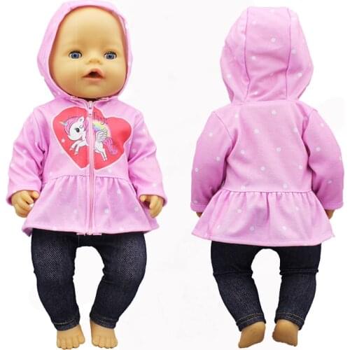 Hot Suit For born baby 43cm Doll Clothes Doll Accessories For 17inch Baby Doll