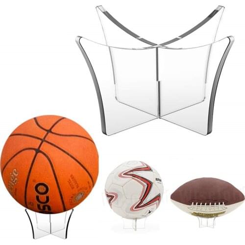 Basketball Stand Holder Football Stand Acrylic Ball Display Stand Clear Basketball Football Volleyball Bowling Ball Display