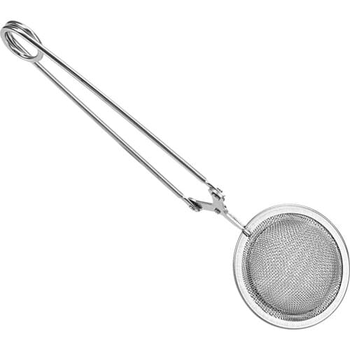 Simple handle clip tea leak tea separator Stainless steel mesh tea ball Stainless steel filter tea infuser