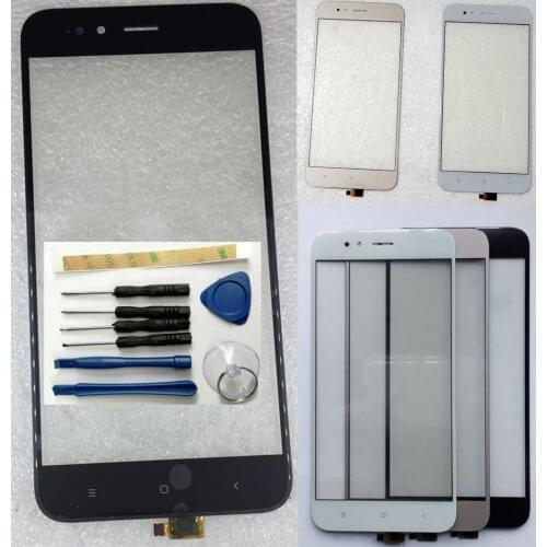 Shyueda 100% New For Xiaomi A1/ 5X/ X1/ MDE2 MDG2 MDT2 5.5" Outer Front Glass Panel Touch Screen Digitizer