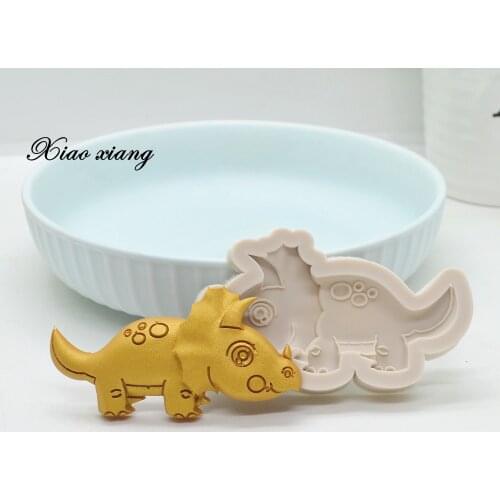 Dinosaur Silicone Molds For Baking Fondant Cake Decorating Tools Chocolate Gumpaste Moulds Pastry Kitchen Baking Accessories