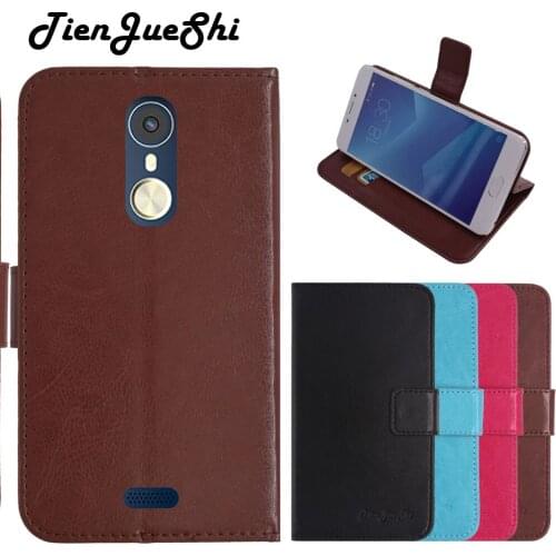 TienJueShi Flip Colour Book-Stand Protect Leather Cover Shell Wallet Etui Skin Case For Echo Moon 4.7 inch