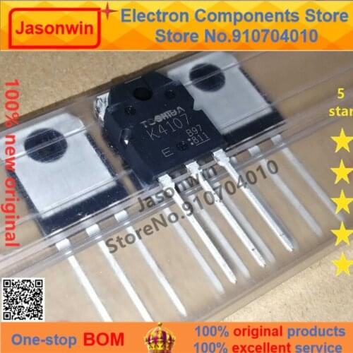 100% nuevo 50 unids/lote original MOSFET 2SK4107 K4107 TO-3P 15A 500V Transistor