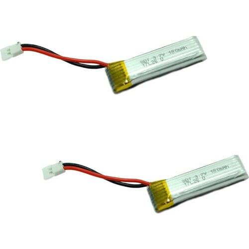 VOLANTEXRC 2pcs 3.7V 180mAh PB3101 Lipo Rechargeable Battery for RC Airplane 761-1 Trainstar Mini