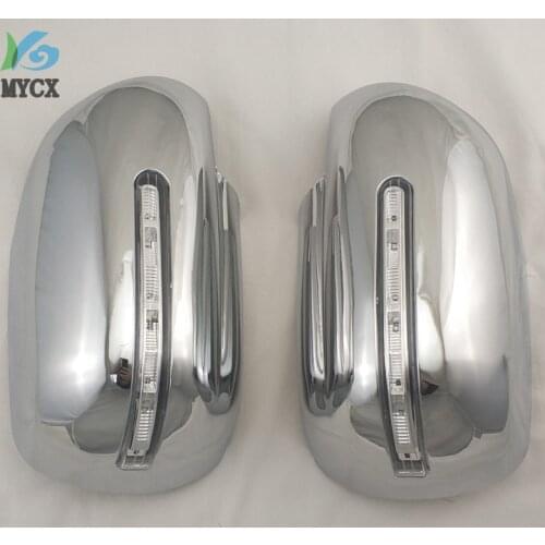 High-quality ABS plated 2005 2006 2008-2012 For Suzuki VITARA LED Mirror Cover Reversing Mirror Decorative Cover Sequins 2pcs