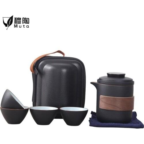 High grade Chinese Tea Travel Tea Set Kung Fu TeaSet Ceramic Portable Teapot Porcelain Teaset Gaiwan Tea Cups of Tea Ceremony