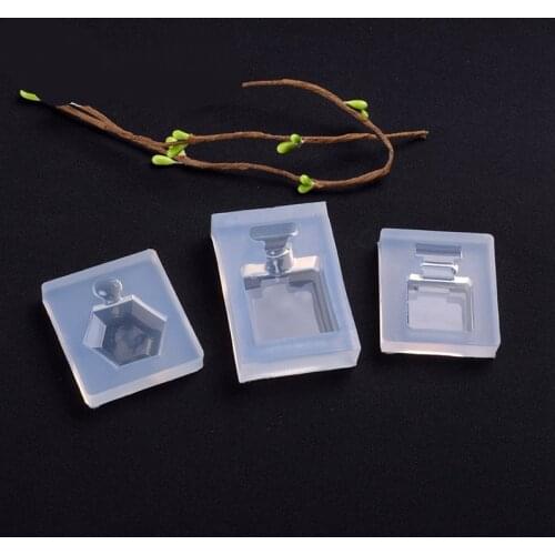 UV Resin Jewelry Liquid Silicone Mold Dried Flower Resin Decorative Craft For DIY Mold perfume bottle Type Resin Molds