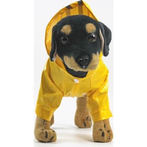 S-XL Pet Dog Clothes Hooded Raincoats Reflective Strip Dogs Rain Coat Waterproof Jackets Outdoor Breathable Clothes for Puppies