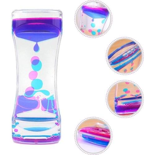 1/2pcs Liquid Motion Bubbler Timer Sensory Toy for Kids Adults Calming Stress Relief Fidget Toys for Kids with ADHD Desk Toys