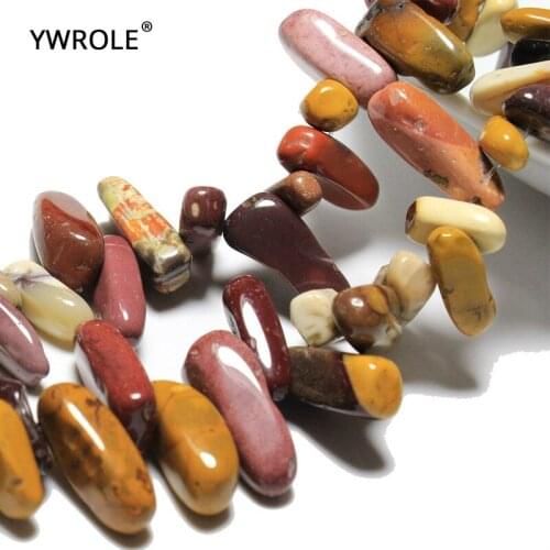12-18 mm Irregular Stick Shape Natural Egg Yolk Stone Beads For Jewelry Making DIY Necklace Bracelet Strand 15'' Wholesale