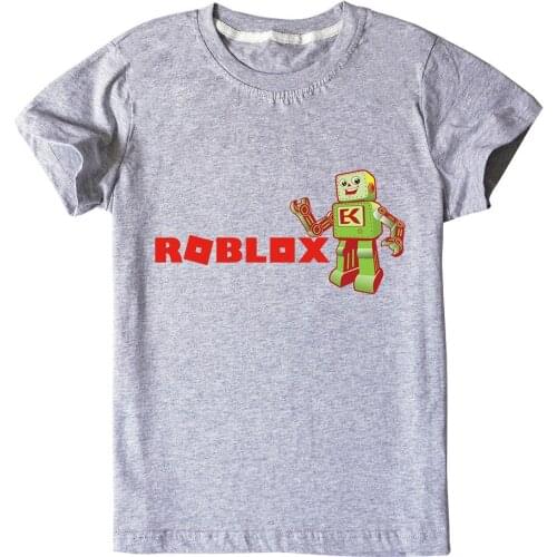 2021 Summer childrens clothing boys short sleeve Robloxing Print T-shirt kids sweatshirt childs cotton clothes girls t shirt