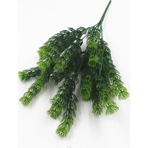 5 branch Christmas pinecone artificial plant pine cone leaf plant for artificial lawn home vase decoration