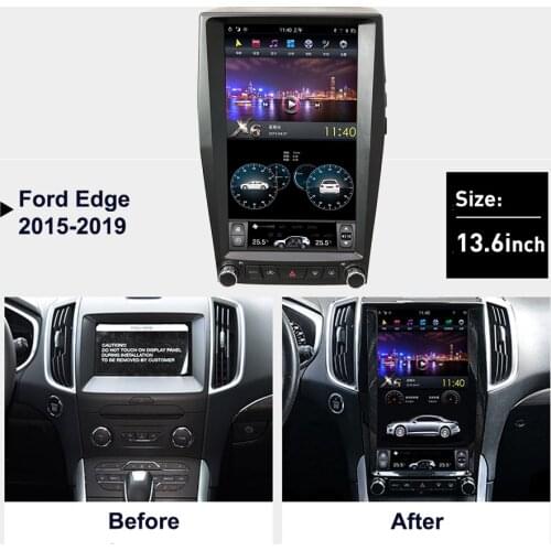 PX6 2 Din Car Radio Bluetooth Screen Android 9.0 GPS Navigation Multimedia Player For Ford 2015 2019 Edge AutoRadio Head Unit