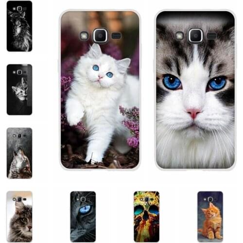 Cute Cat Case for Samsung Galaxy J2 Prime G532 Fundas Soft Silicone Back Cover Cases For Samsung Galaxy J2 J 2 Prime G532F Coque