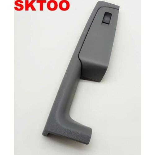 For Skoda Superb door handle, front right door armrest box, passenger side inner handle frame, the lifter switch box Gray