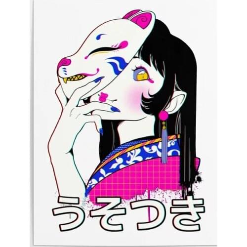 Home Decor Canvas Prints Liar by Bluethebone Painting Poster Wall Art For Bedside Background Japanese Modular Pictures No Frame