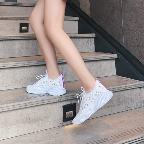 Breathable Mesh Shoes Casual High-top Sports Shoes Running Shoes Womens Shoes 2021 Summer New Style