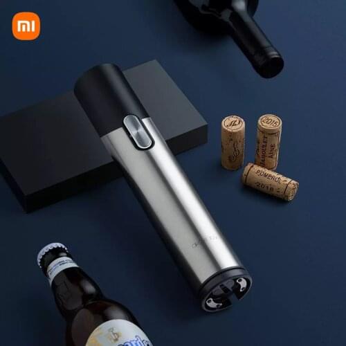 Xiaomi Circle Joy Electric Wine Beer Automatic Corkscrew 2 In 1 Beer Bottle Opener USB Charging Kitchen Tool Can Opener