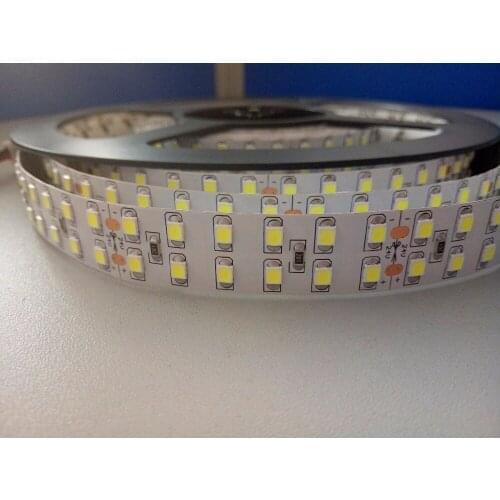 2835 SMD 240leds/m DC24V led flexible strip;5m long;240W;white PCB;non-waterproof;IP33