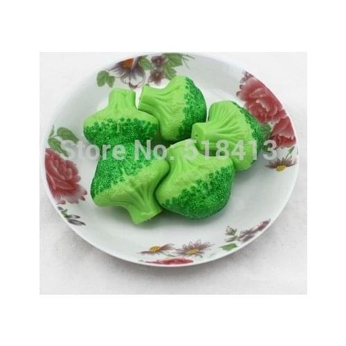 Toys kindergarten teaching children toy Unisex Finished Goods Plastic Play The Food Vegetable Broccoli Childrens Toys