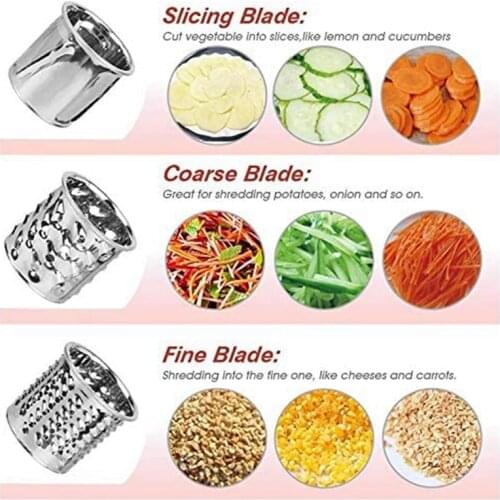 Cheese Slicer Shredder Attachment for Kitchenaid Stand Mixer,Replace Kitchenaid Shredder Accessories with 3 Blades