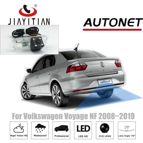 JIAYITIAN Rear View Camera For Volkswagen Voyage NF 2008~2019 HD CCD Night Vision Reverse backup Parking Camera