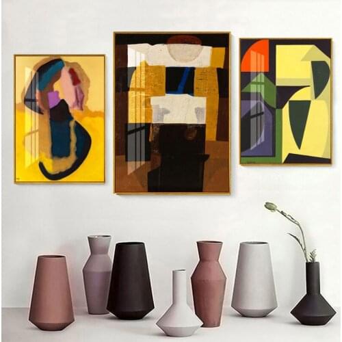 Fashion Unique Design Simple Vogue Abstract Posters and Prints Canvas Art Painting Wall Pictures For Living Room Home Decor