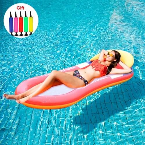 Shade Floating Bed Swimming Tube Bagel Lounge Inflatable Float Adult Swim Ring Air Mat Pool Raft Swimming Air Mattresses Sports