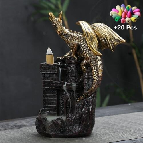 New Candle Holders Incense Waterfall Candles and Mounts Aromatherapy Smoking Room Decorations Arab Censers Aromatherapy Diffuser