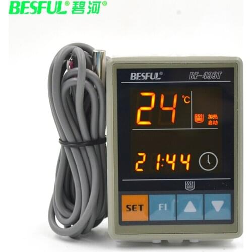 New Original BF-499T four-time timer thermostat intelligent heating temperature controller adjustable temperature control switch