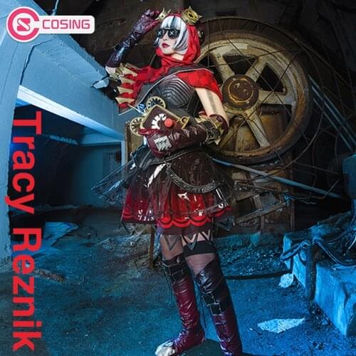 Cosplay Costume Tracy Reznik Game Identity-V Little Red Riding Hood Costume Original Skin Costumes Girls Clothing