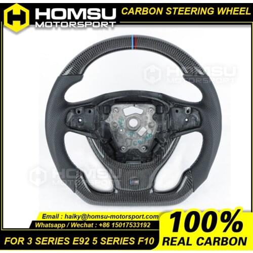 Personalized OEM Carbon Fiber Steering Wheel For bmw 3 Series E92 5 Series F10 7 Series 730LI