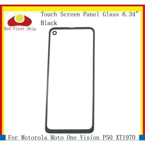 Touch Screen For Motorola Moto One Vision P50 XT1970 Touch Panel Front Outer LCD Glass Lens One Vision Touchscreen