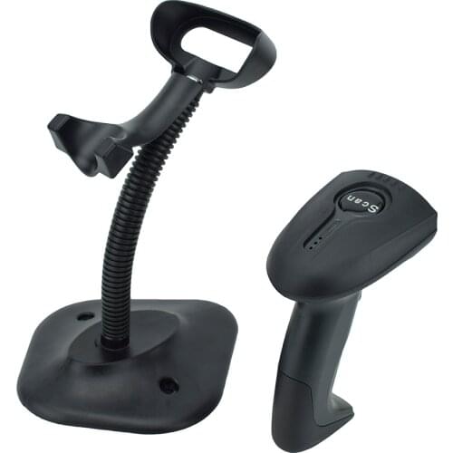 Auto Sensing Hand Free 1D 2D QR Bar codes Scanner For Warehouse supermarket logistics Barcode Reader With Stand