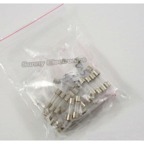 10 value 50PCS 250V Fast Blow Glass Fuse 5mm x 20mm Assortment Kit 0.5A 1A 2A 3A 4A 5A 8A 10A 15A 20A