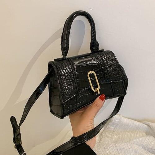 Crossbody Bag Women Designer Purse Shoulder Bag Female Handbag Backpack Fashion 2021 New PU Leather Simple Crocodile Pattern