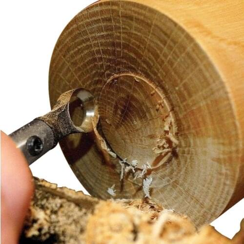 Woodworking turning tool, used for trimming and surface polishing wood turning tools