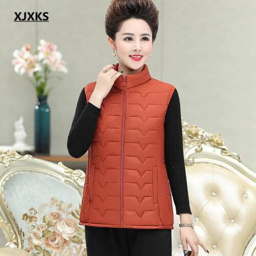 Женские пуховые жилеты XJXKS China At AliExpress