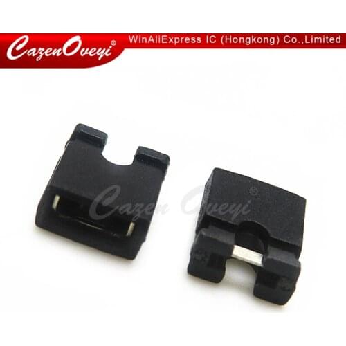 10pcs/lot 2.54mm Circuit Board Jumper Cap Shunts Short Circuit Cap Computer Jumpers Shunt Cap In Stock